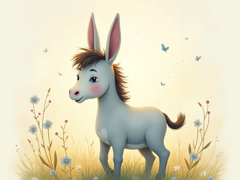 Ilustração do Burro
