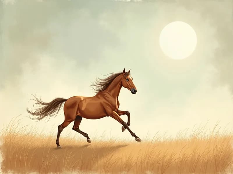 Ilustração do Cavalo