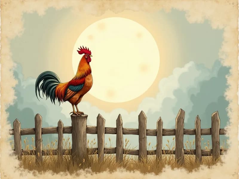 Ilustração do Galo