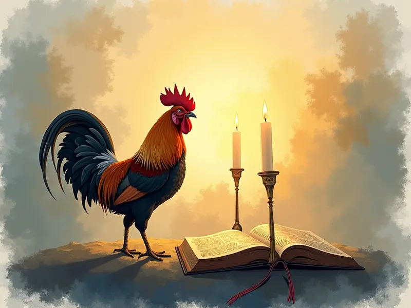 Ilustração devocional: sonhar com galo na Bíblia