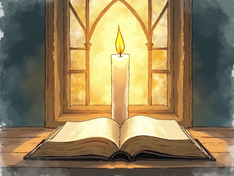 Ilustração devocional: sonhar com vela de sete dias na Bíblia