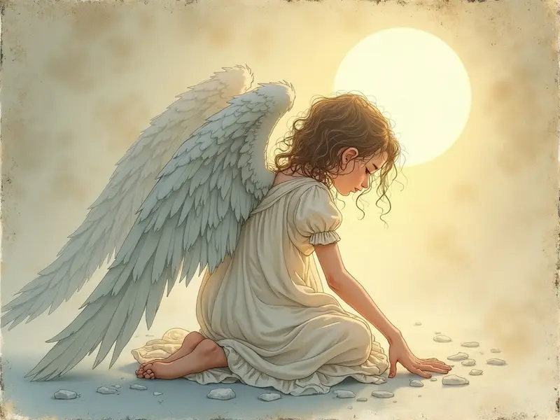 Ilustracja snu: anjo caído