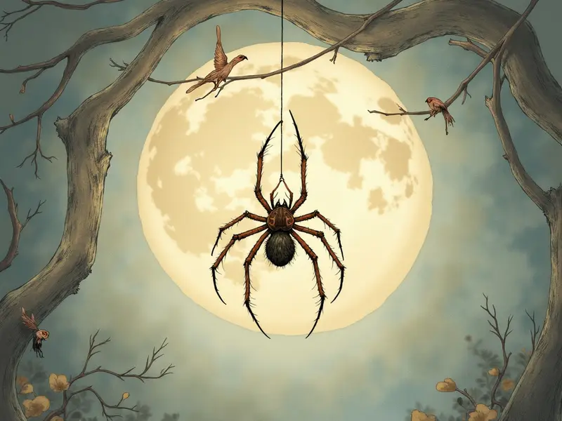 Ilustracja snu: aranha dourada