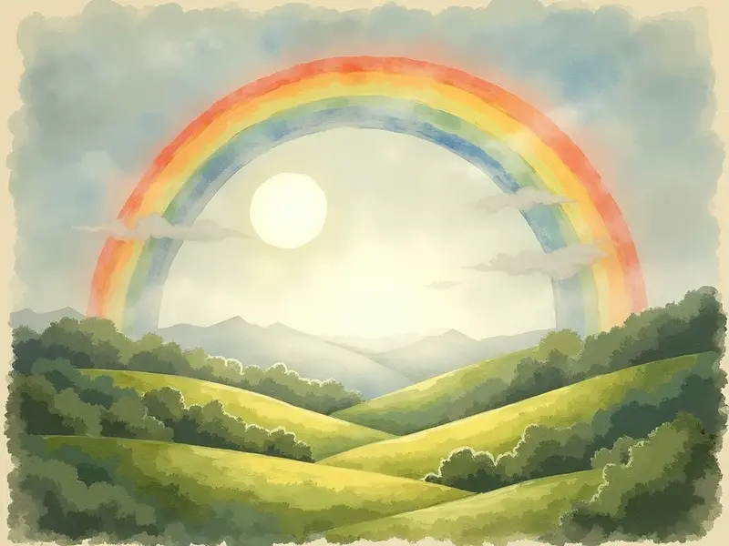 Ilustracja snu: arco-íris