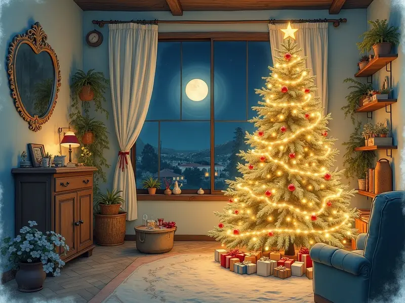 Ilustração do sonho: árvore de Natal