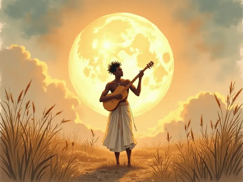 Ilustração do sonho: berimbau