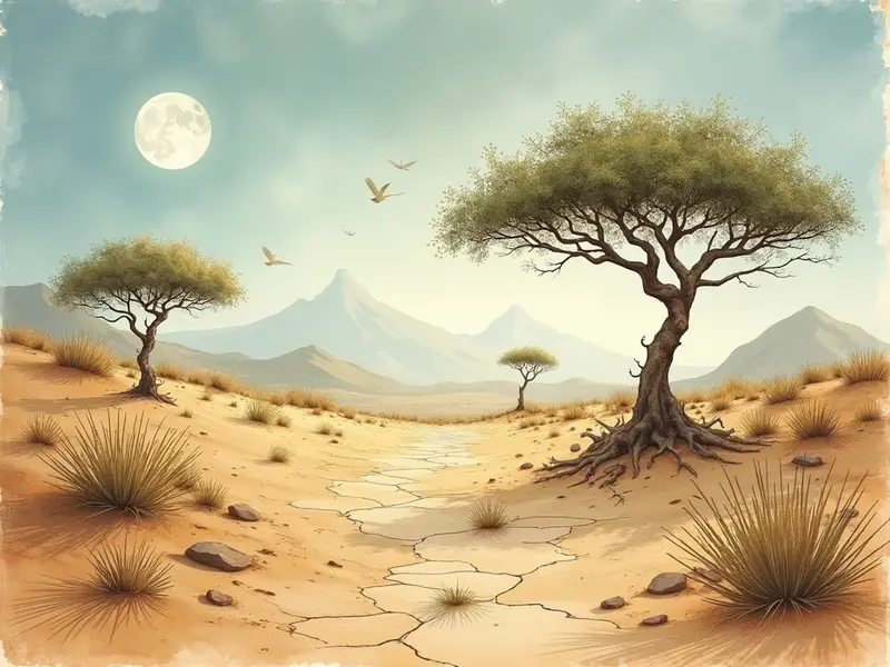Ilustracja snu: caatinga com mandacaru