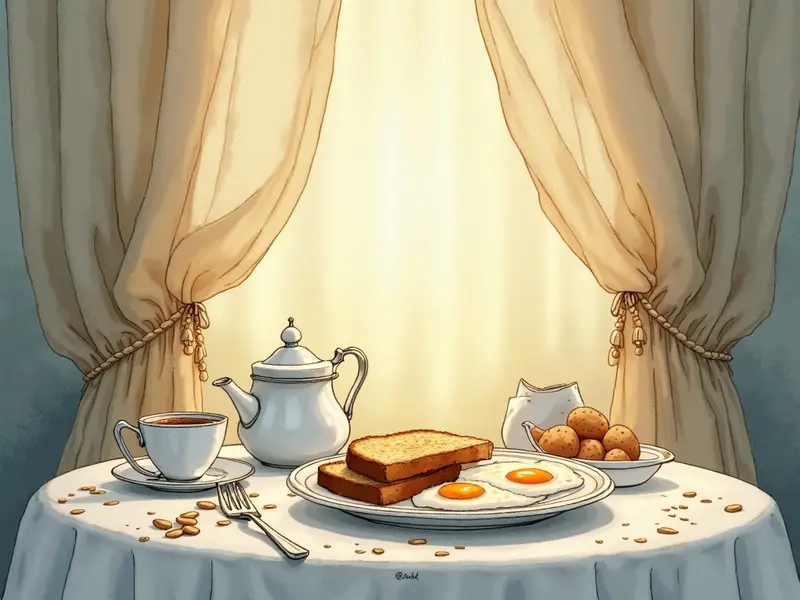 Ilustracja snu: café da manhã em família
