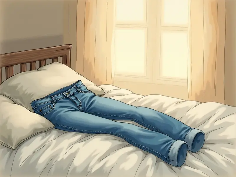 Ilustracja snu: calça branca