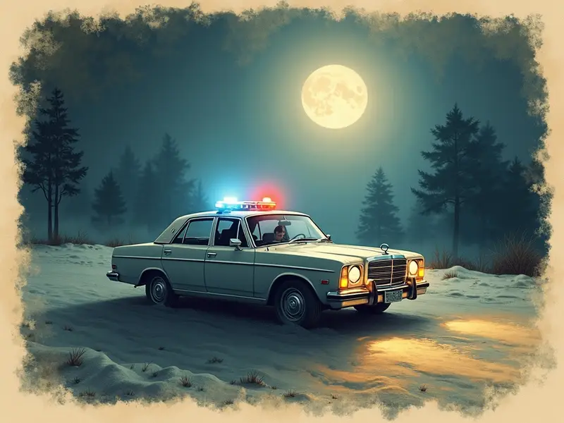Ilustracja snu: carrinho de polícia