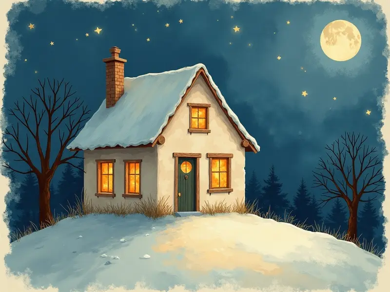 Ilustracja snu: construção de casa