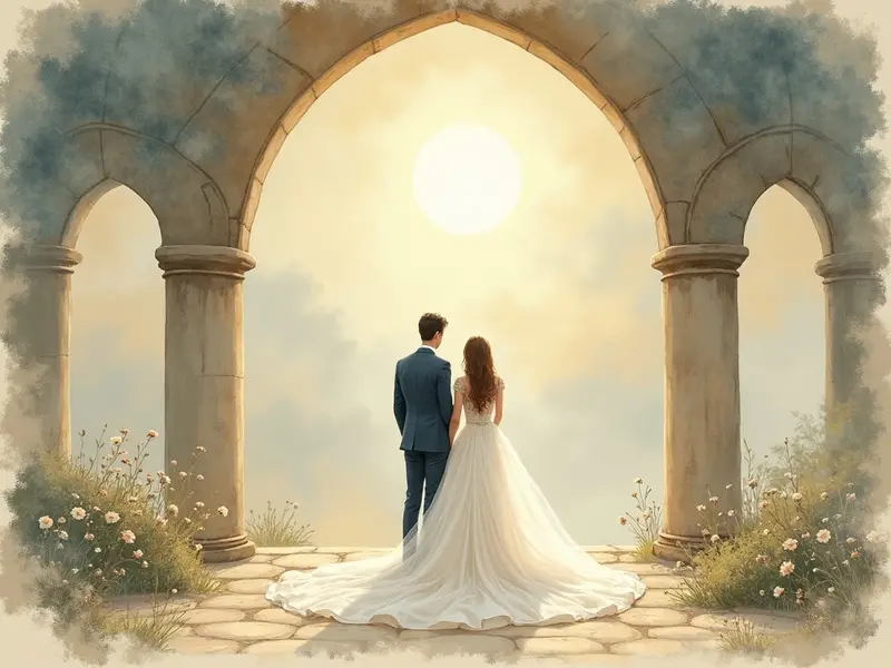 Ilustracja snu: casamento repentino