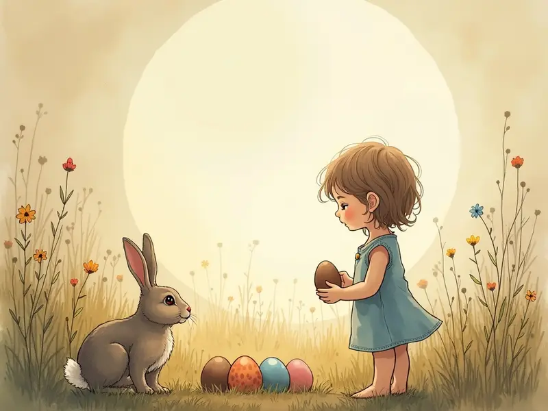 Ilustração do sonho: Sonhar com coelhinho da Páscoa falando
