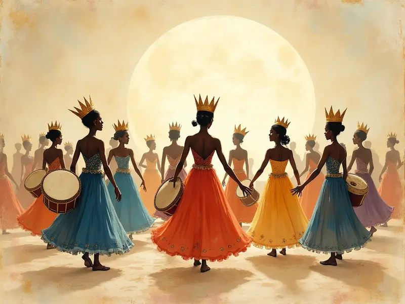 Ilustração do sonho: congada