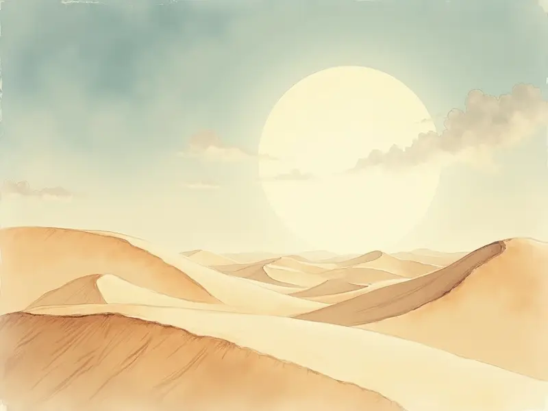Ilustracja snu: deserto