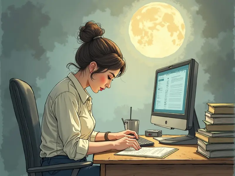 Ilustracja snu: escritório