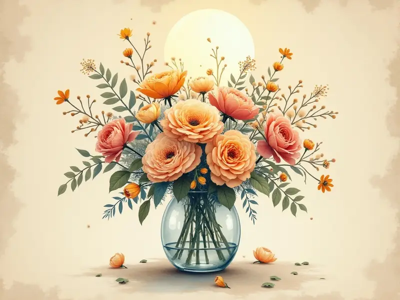 Ilustracja snu: flores
