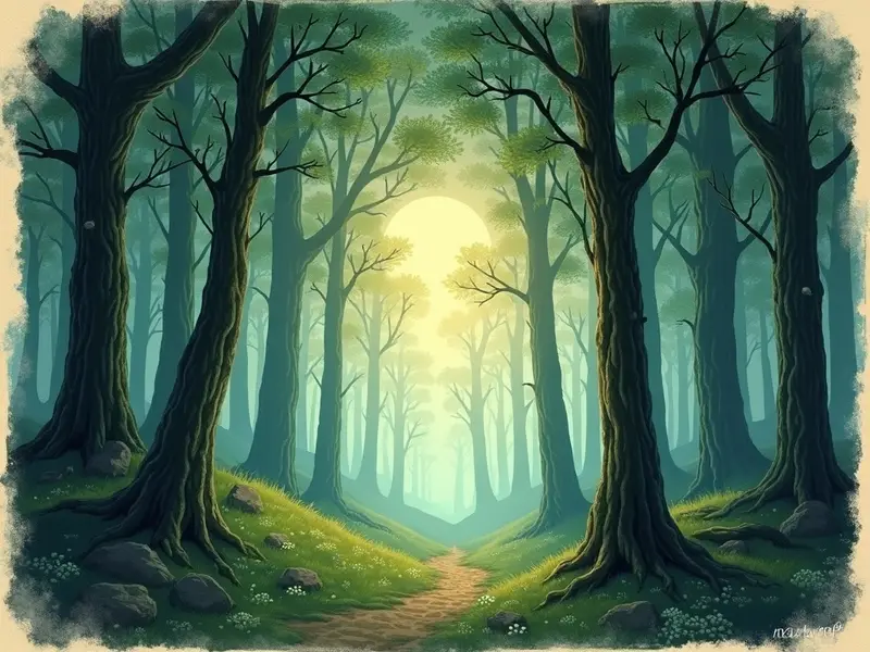 Ilustracja snu: floresta