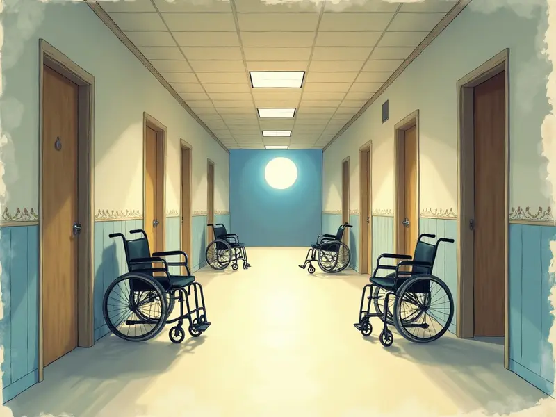 Ilustracja snu: hospital sem controle