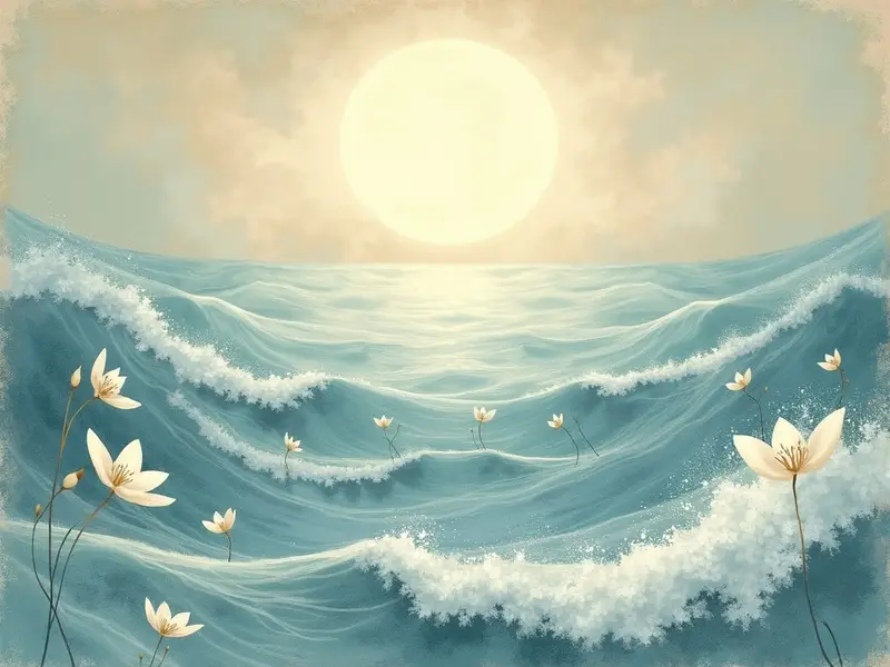 Ilustracja snu: Iemanjá saindo do mar