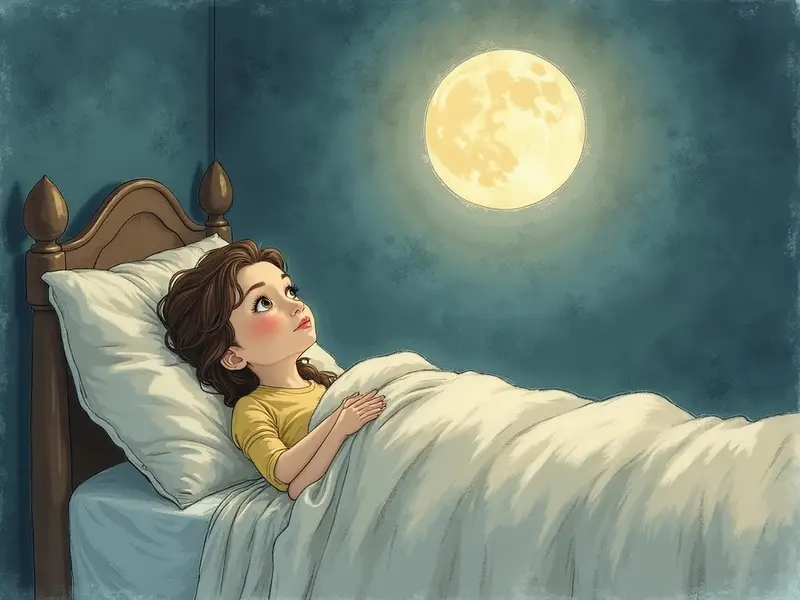 Ilustracja snu: insônia leve