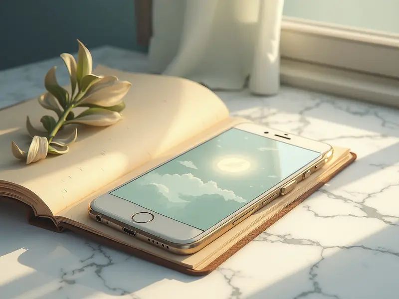Ilustracja snu: iphone com mensagem