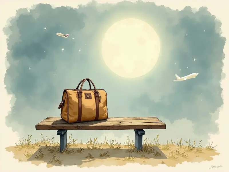 Ilustracja snu: mala de viagem nova
