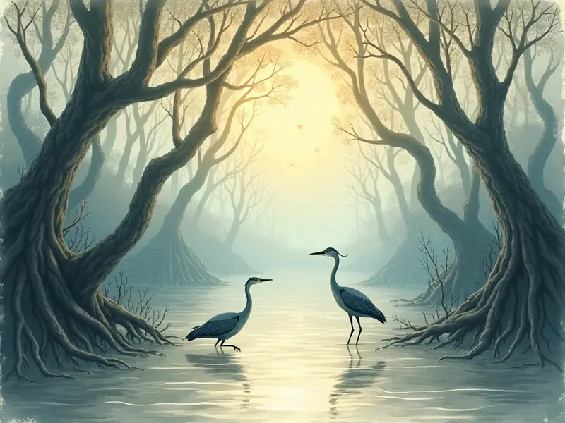 Ilustracja snu: andar no mangue