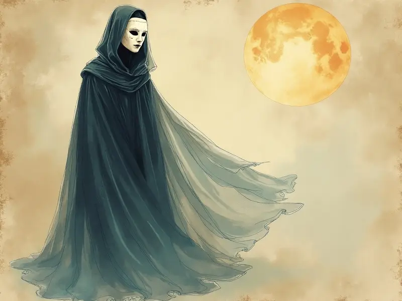 Ilustracja snu: máscara