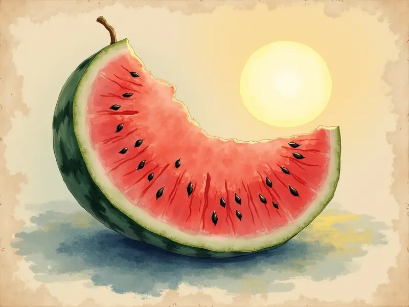 Ilustracja snu: melancia