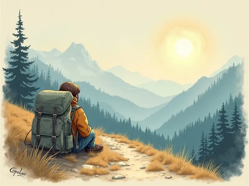 Ilustracja snu: mochila vazia