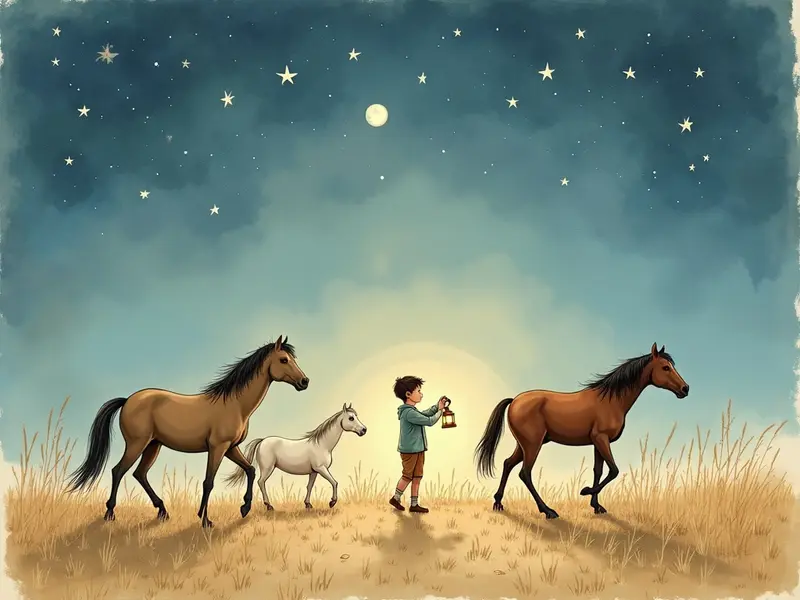Ilustracja snu: negrinho do pastoreio chorando