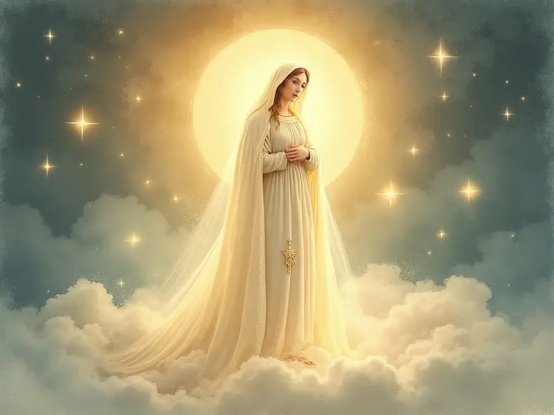 Ilustracja snu: Nossa Senhora falando comigo