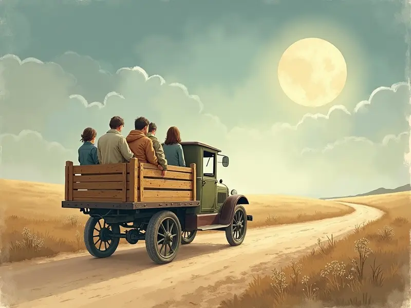Ilustracja snu: sonhar com pau de arara cheio de gente