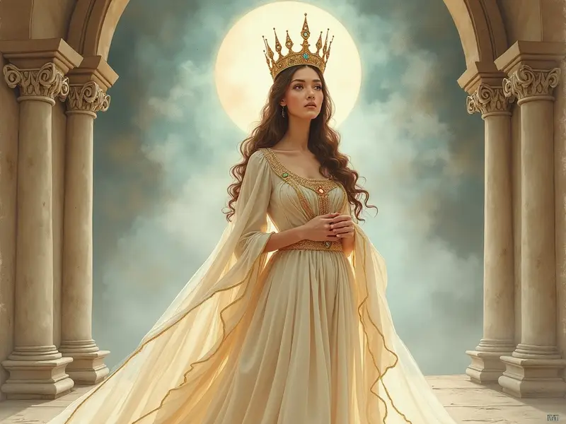Ilustracja snu: rainha voltando