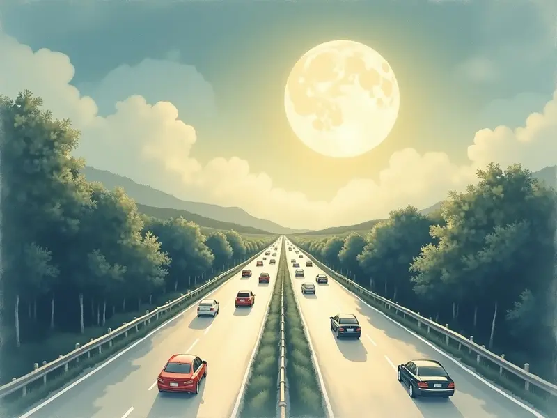 Ilustracja snu: estrada pequena