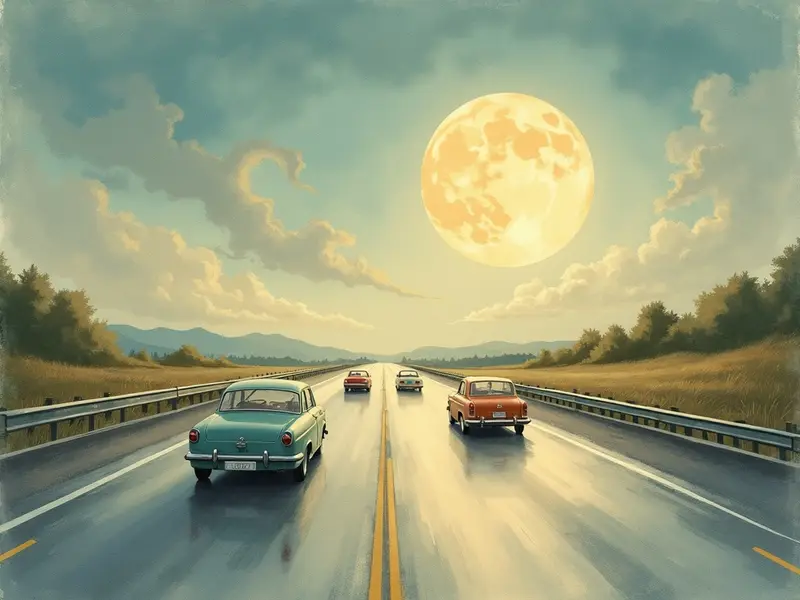 Ilustracja snu: rodovia antiga