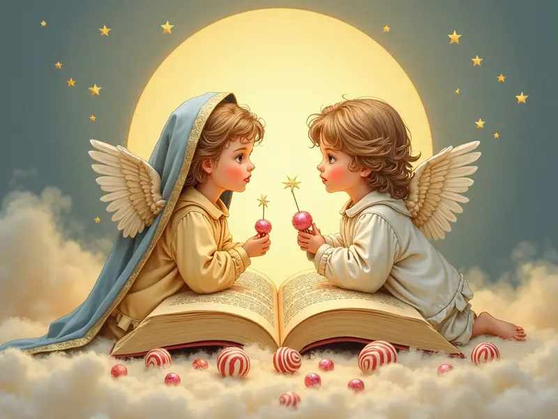 Ilustração do sonho: Sonhar com Erês brincando