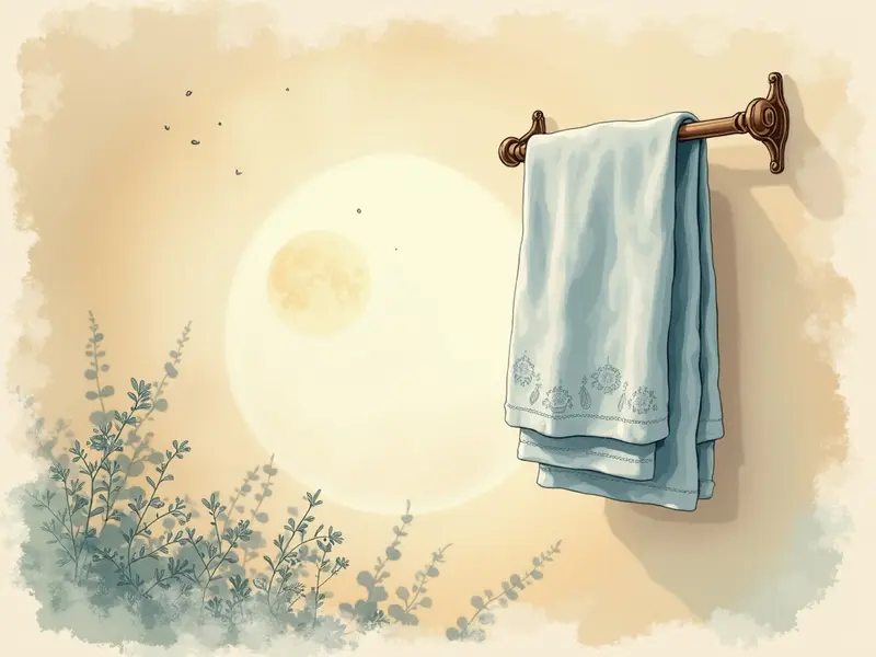 Ilustracja snu: toalha