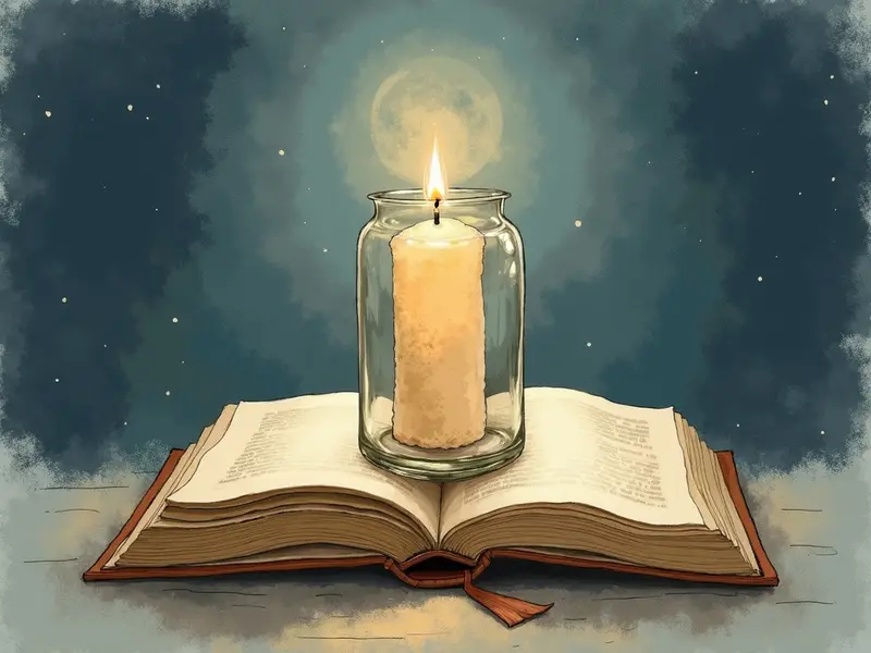 Ilustração do sonho: comprar vela de sete dias