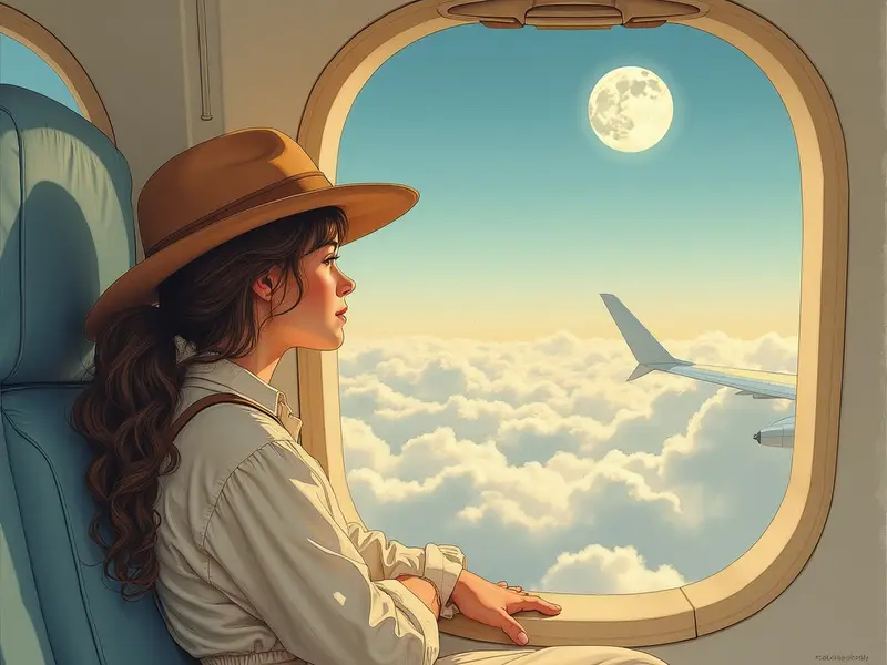 Ilustracja snu: voo de avião