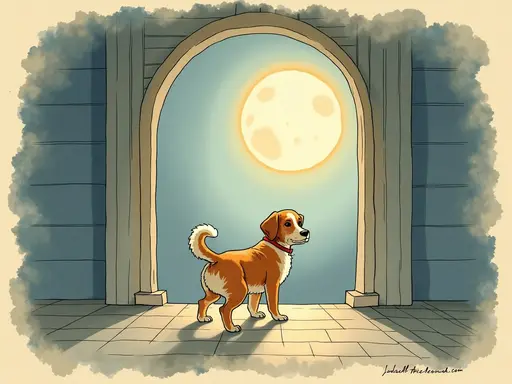 Ilustração do sonho: cachorro