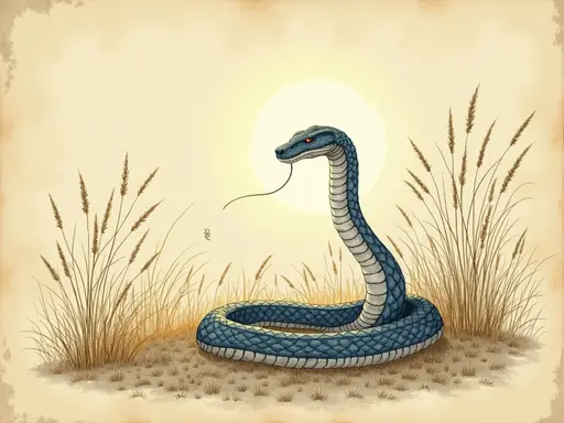 Ilustração do sonho: cobra