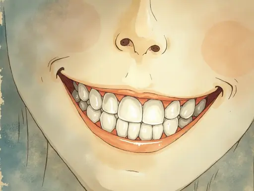 Ilustração do sonho: dente